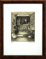 Iva Hüttnerová - Vetešník - grafika 